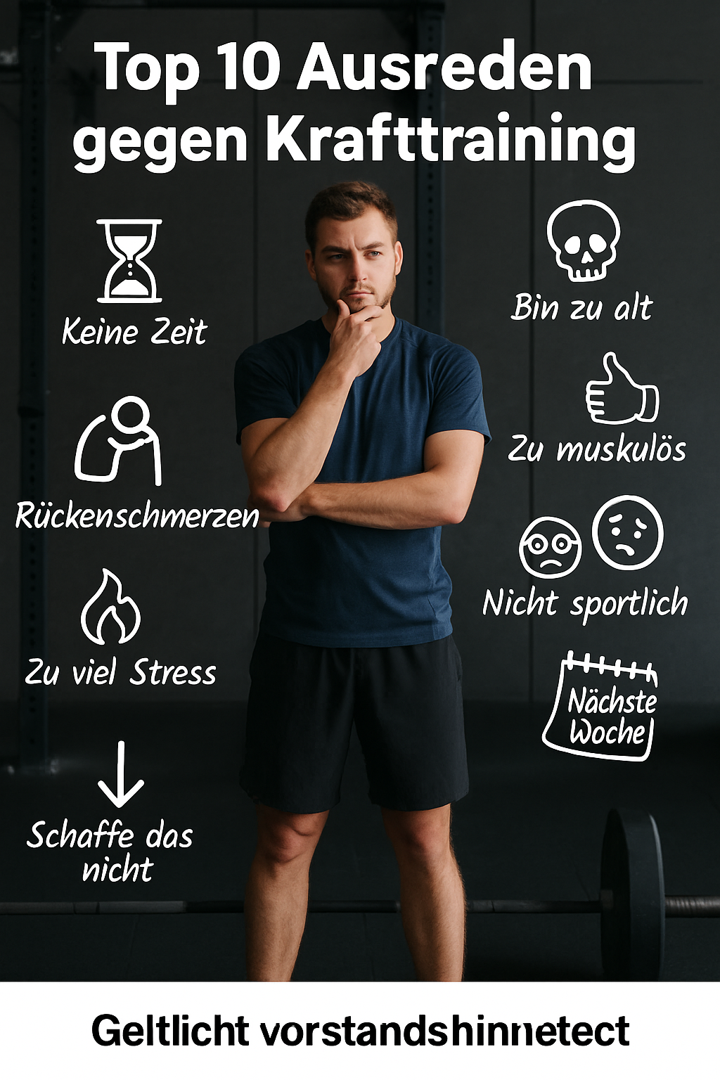 Top 10 Ausreden gegen Krafttraining und was wirklich dahinter steckt